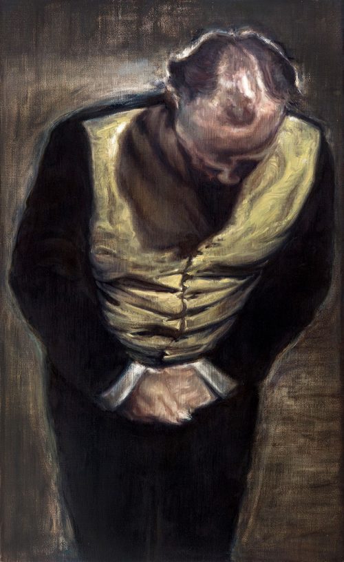 Butler - Oil paint on canvas