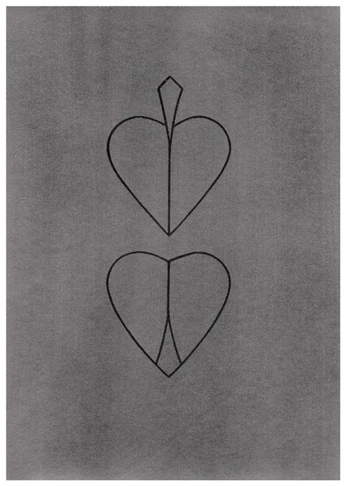 Hearts - Graphite on paper