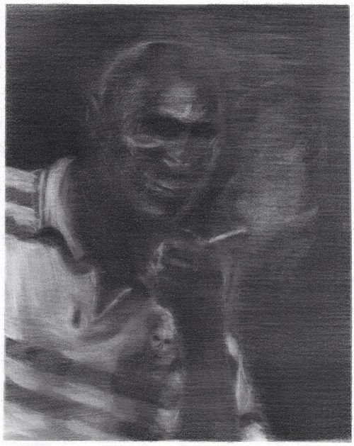 Man with Cigar - Pencil on paper