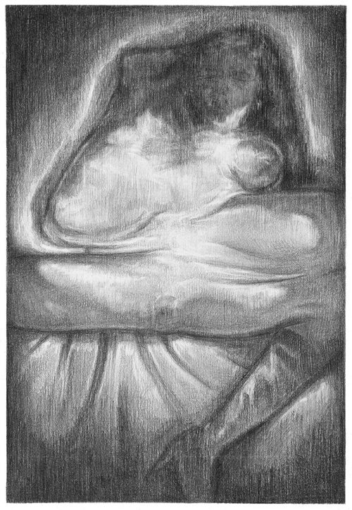 Study for Venus - Pencil on paper
