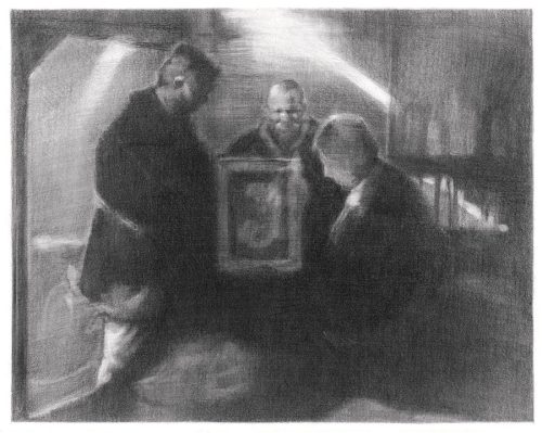 The Plot - Pencil on paper